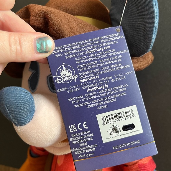 Disney Parks Plush Mickey Mouse Main Attraction 9/12 Big Thunder Mountain RR NWT - Picture 4 of 7